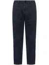 Stone Island Belt-loop Casual Pants In Blue