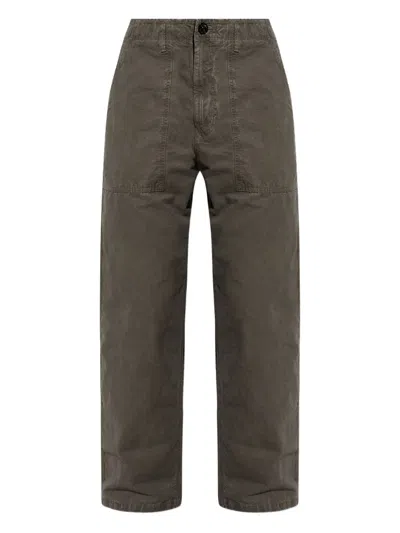 STONE ISLAND COMPASS-MOTIF TROUSERS