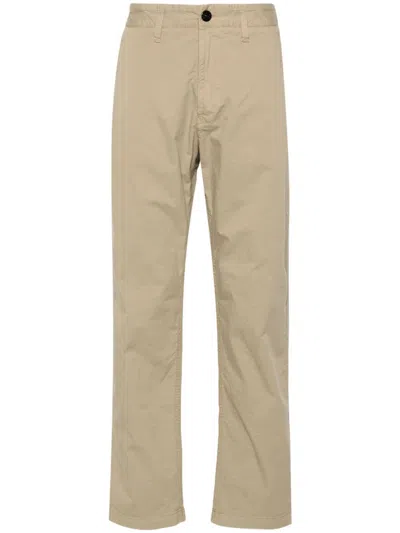 Stone Island Cotton Regular Fit Pants In Neutrals