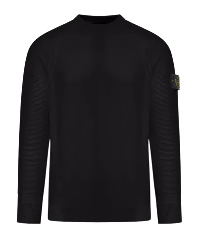 STONE ISLAND STONE ISLAND CREWNECK LONG-SLEEVED SWEATER