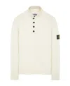 Stone Island Sweatshirt Jacket In White