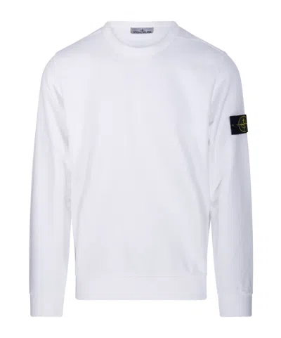 STONE ISLAND STONE ISLAND LOGO PATCH CREWNECK SWEATSHIRT