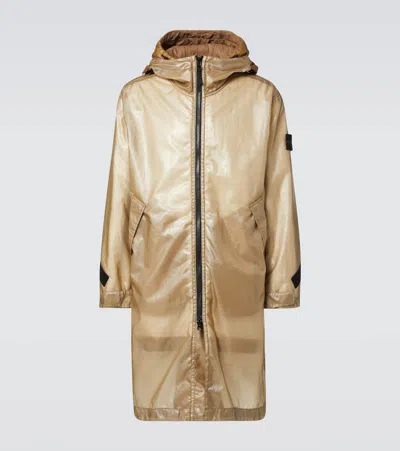 Stone Island Compass Parka In Beige