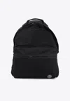 Stone Island Backpack Adjustable Straps Front Zip Pocket Top Handle In Black