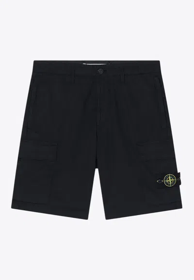 STONE ISLAND COMPASS PATCH BERMUDA SHORTS