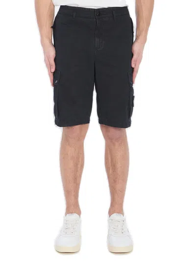 STONE ISLAND COMPASS PATCH BERMUDA SHORTS