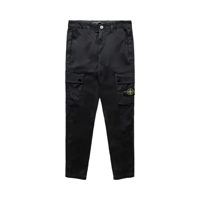Pre-owned Stone Island Compass Patch Cargo Pants 'black' | Men's Size 31