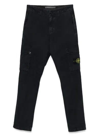STONE ISLAND COMPASS-PATCH CARGO PANTS