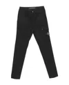 Stone Island Compass-patch Cargo Trousers In Black