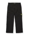 Stone Island Compass-badge Cargo Pants In Black