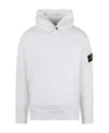 Stone Island Cotton Hoodie In White