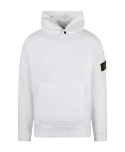 STONE ISLAND STONE ISLAND LOGO PATCH LONG-SLEEVED HOODIE