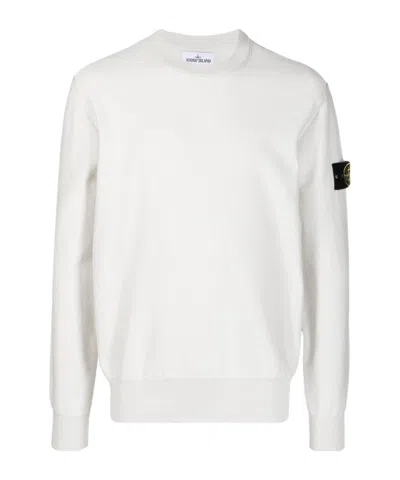 STONE ISLAND COMPASS-PATCH COTTON JUMPER