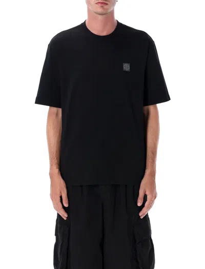 STONE ISLAND STONE ISLAND COMPASS PATCH COTTON T-SHIRT