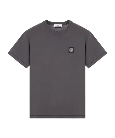 Stone Island Short Sleeve T-shirt Grey Cotton