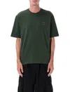 Stone Island Compass Patch Cotton T-shirt In Green