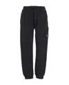 Stone Island Compass-patch Drawstring Track Pants In Blue