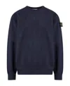 Stone Island Logoed Sweatshirt In Blue