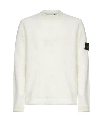 STONE ISLAND STONE ISLAND COMPASS PATCH CREWNECK JUMPER