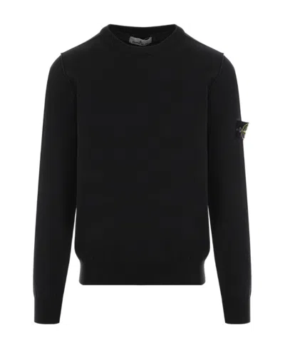 STONE ISLAND STONE ISLAND COMPASS PATCH CREWNECK JUMPER