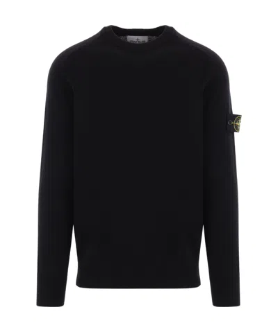 STONE ISLAND STONE ISLAND COMPASS PATCH CREWNECK JUMPER