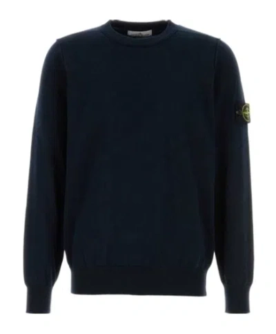 STONE ISLAND STONE ISLAND COMPASS PATCH CREWNECK JUMPER