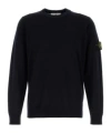 Stone Island Midnight Blue Wool Blend Sweater In Blue