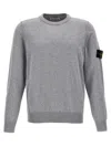 Stone Island Jersey With Logo In Gray