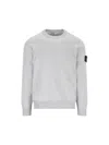 Stone Island Compass-badge Virgin Wool Jumper In Grey