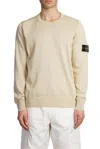 STONE ISLAND STONE ISLAND COMPASS PATCH CREWNECK KNITTED JUMPER