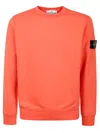 Stone Island Men's Sunset Orange Wool Jumper Sweater