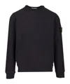 Stone Island Light Rws Pure Wool Sweater In Black