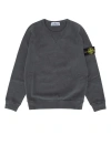 STONE ISLAND COMPASS-PATCH CREWNECK SWEATSHIRT