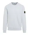 Stone Island Compass-badge Crewneck Sweatshirt In Blue