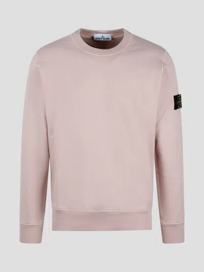 STONE ISLAND COMPASS PATCH CREWNECK SWEATSHIRT