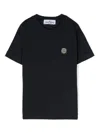 Stone Island T-shirt Con Logo In Blue