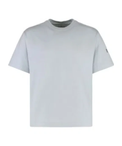 Stone Island Compass Patch Crewneck T-shirt In Blue