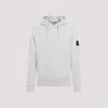 Stone Island Organic Cotton Hoodie In Sand