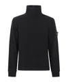 Stone Island Turtleneck Sweater In Black
