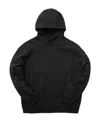 Stone Island Long-sleeved Compass Patch Hoodie In Black
