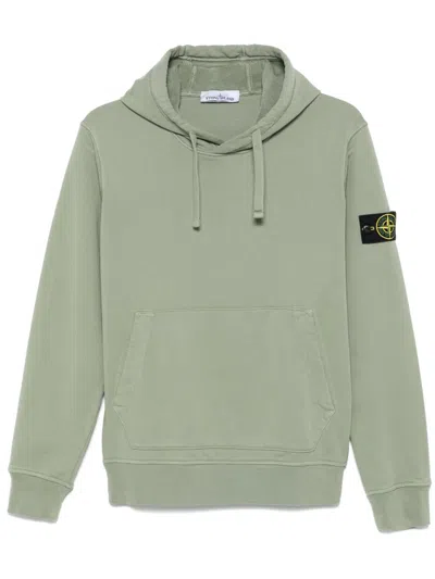 STONE ISLAND COMPASS-PATCH HOODIE