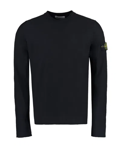 STONE ISLAND STONE ISLAND COMPASS PATCH KNITTED JUMPER