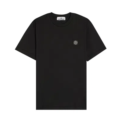 Pre-owned Stone Island Compass Patch Logo T-shirt 'black' | Men's Size Xl