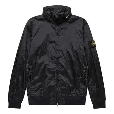 Stone Island Compass Patch Long-sleeve Bomber Jacket 'black'