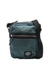 Stone Island Compass-patch Messenger Bag In Green