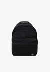 Stone Island Compass Patch Nylon Backpack In Black