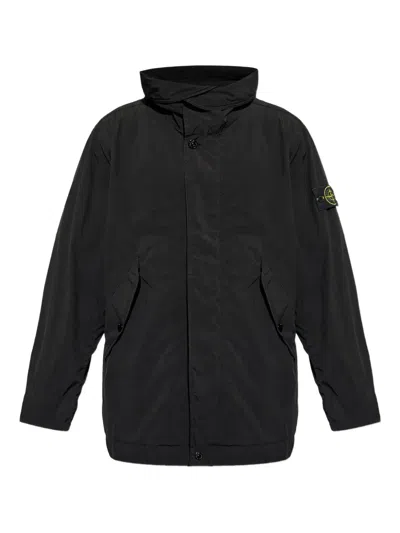 STONE ISLAND COMPASS-PATCH PARKA JACKET