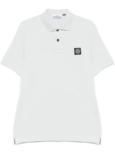 STONE ISLAND COMPASS-PATCH POLO SHIRT