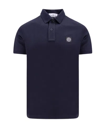 STONE ISLAND STONE ISLAND COMPASS PATCH SHORT-SLEEVED POLO SHIRT