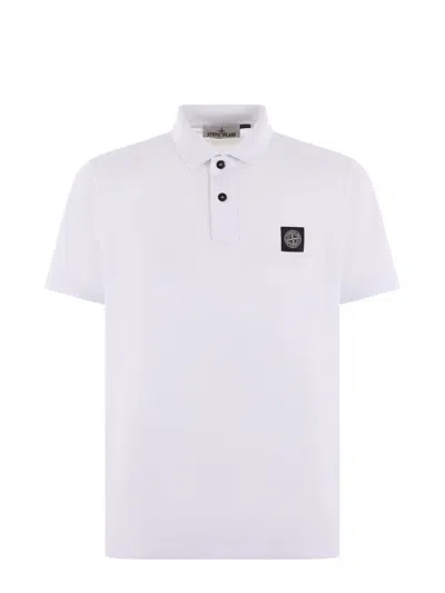 Stone Island Compass Patch Short In White